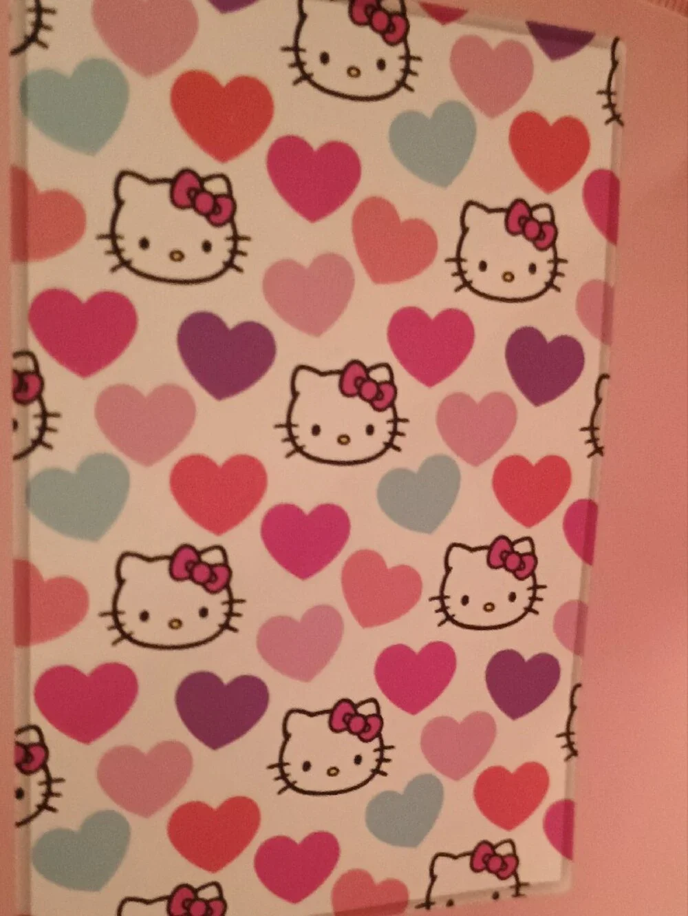 NWTS Sanrio Hello Kitty Faux Rabbit Fur Pink Hearts Throw Blanket 50x70 Viral